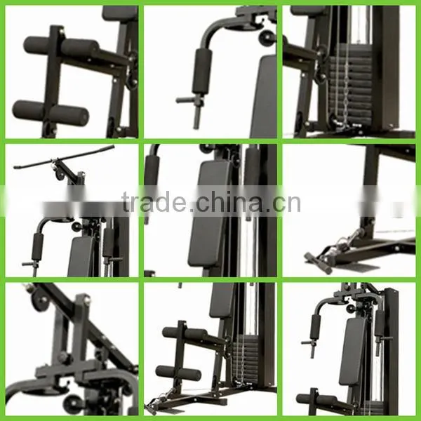 customized heavy duty black painted One Station Home Gym commercial training machine equipment