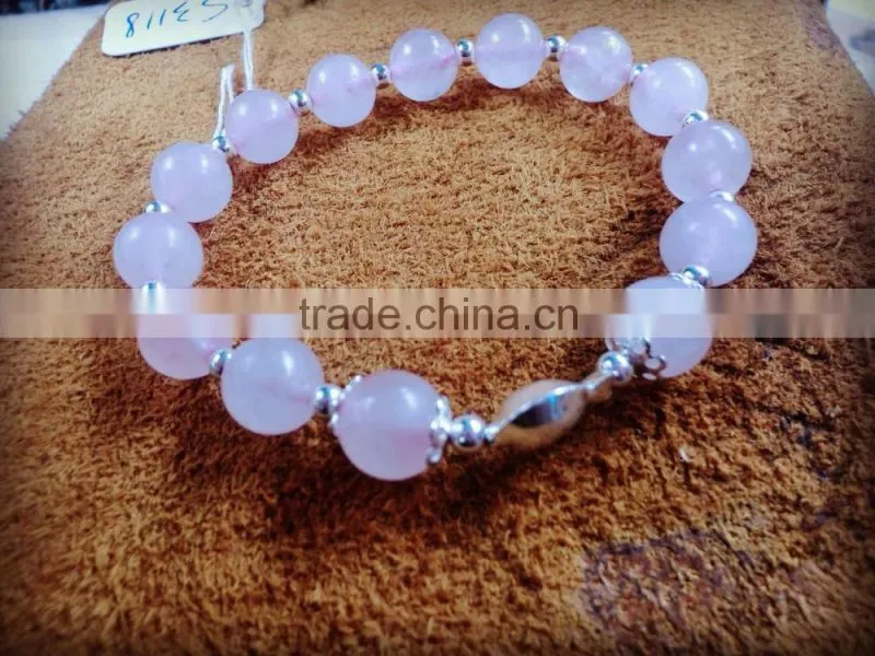 My Girl Friend Gift Lucky Precious Gemstone Bracelet Love Expressive Gift Rose Quartz Bracelet