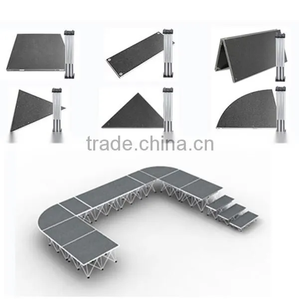 Aluminum portable stage and catwalk stage for party staging