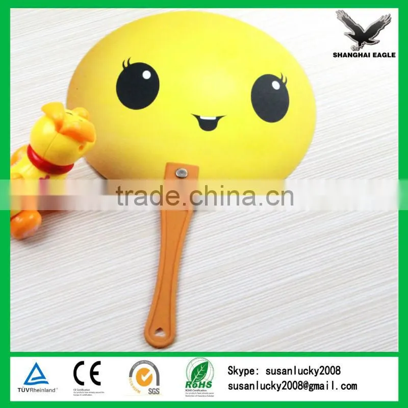 Custom Round Shape PP Advertising Fan Wholesale (directly from factory)