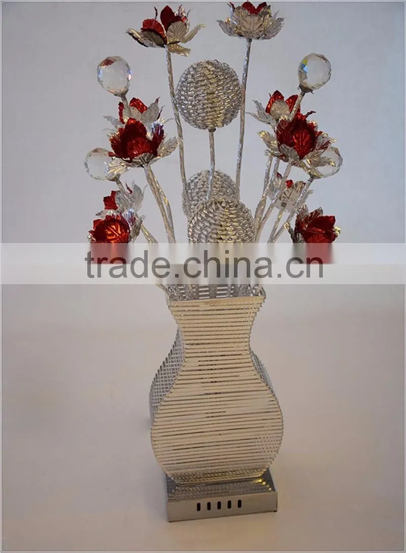 hot style floor lamp customers loves decorated lamp G4 white LED lighting indoortable almp wire lamp