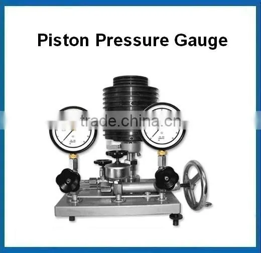 YS-6 YS-60 YS-250 YS-600 Piston pressure gauge
