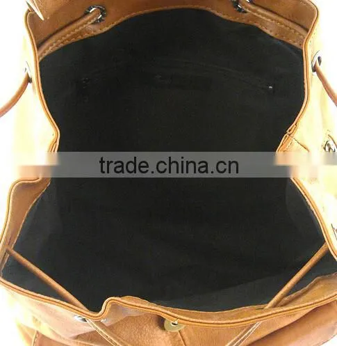 Cheap Brown Leather Backpack Pattern for Teens