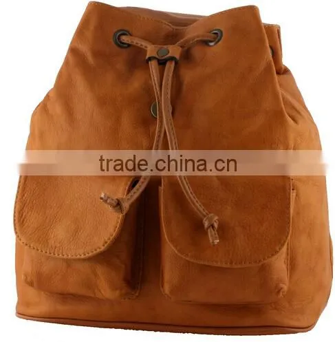 Cheap Brown Leather Backpack Pattern for Teens