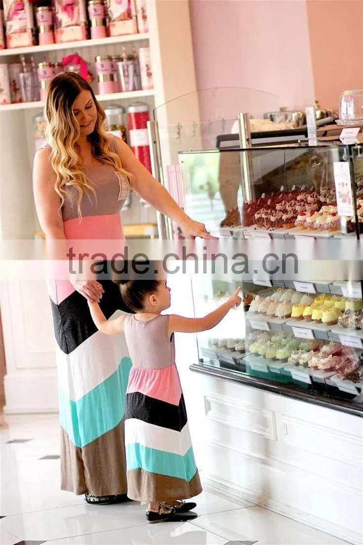 Mom and baby simple dresses for girls, fancy dresses for girls, hot sale item baby clothes wholesale