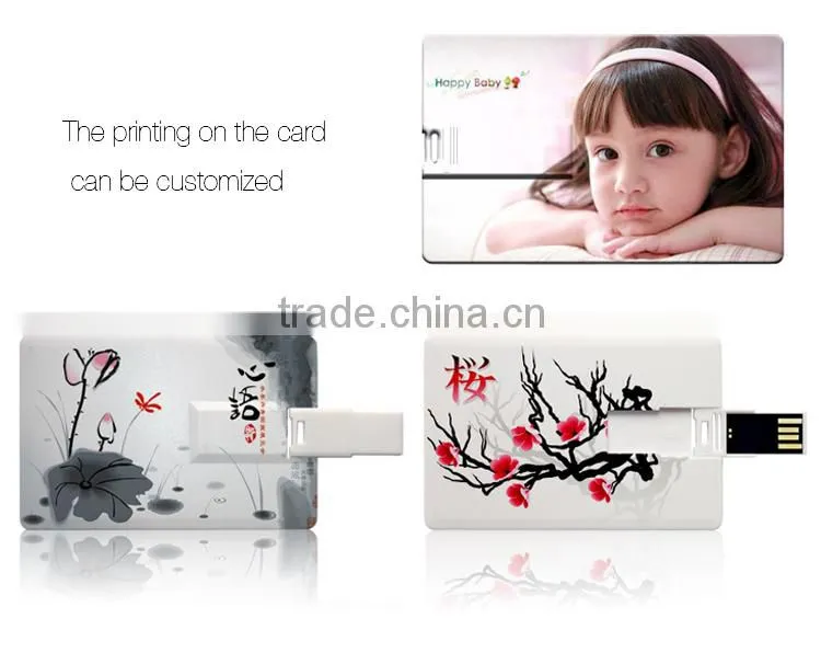 High quality business card usb flash drive customized logo
