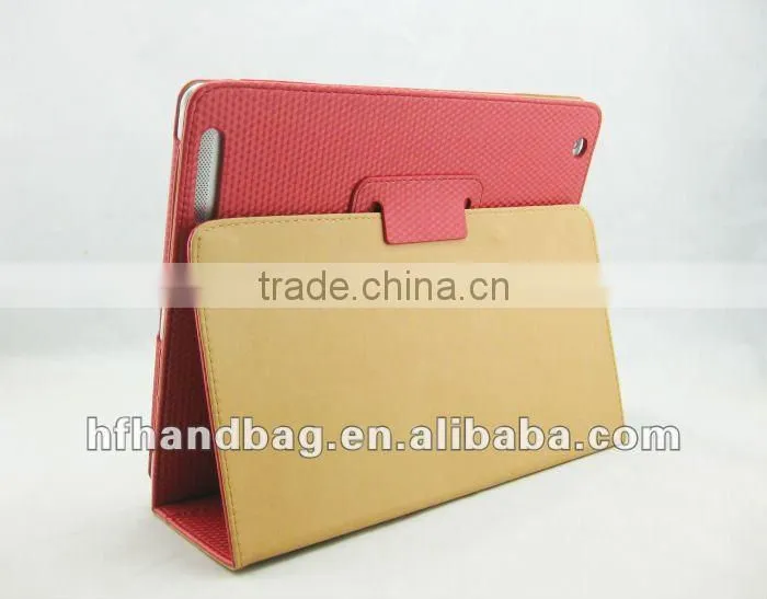 PINK Flat computer&To get on the Internet package leather bag