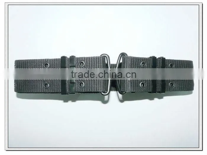 57mm wide black polypropylene military combat belts,military cross belts