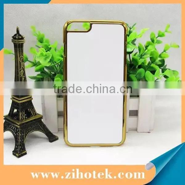 2D blank sublimation Electroplate cell phone case for iphone 6 Plus