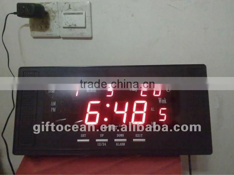 faraway viewable LED display wall clock, LED clocks
