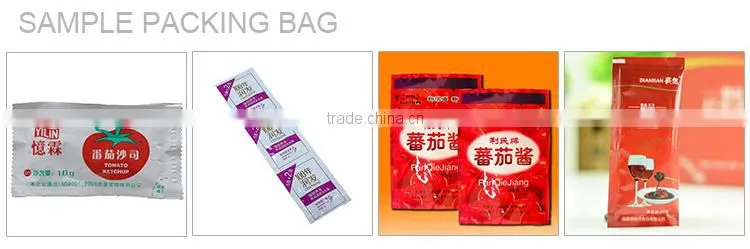 Full automatic ketchup small sachet packing machine