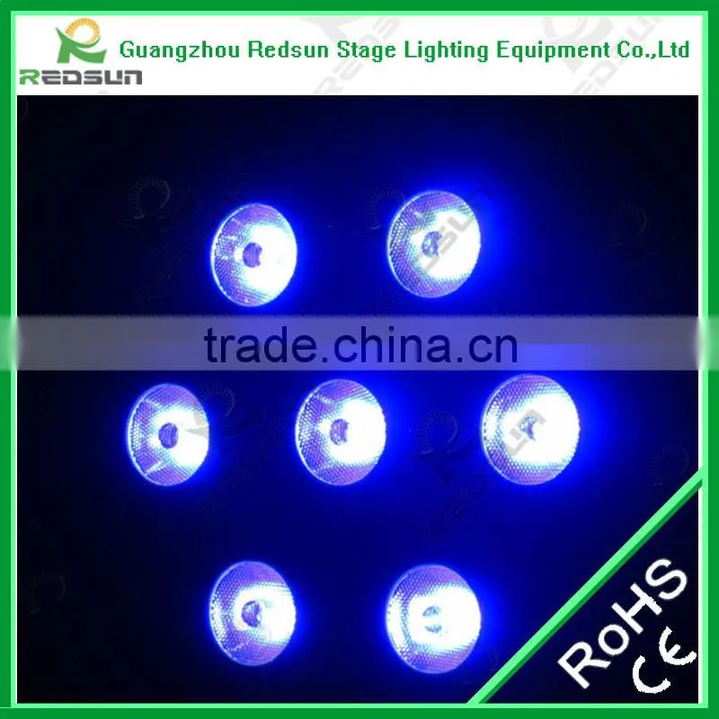 High power dmx dj disco china 7*10W led full color par light