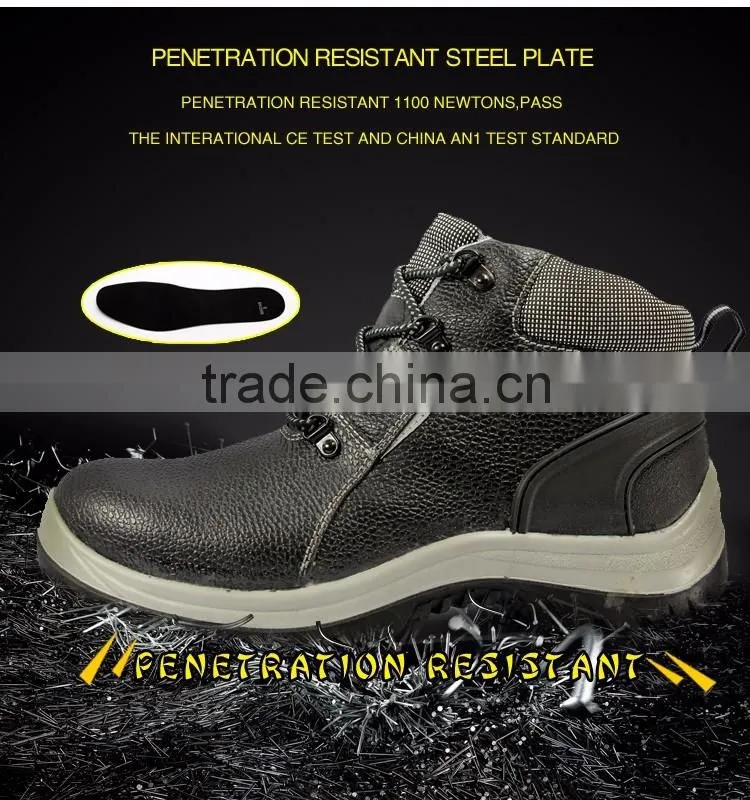 Safety Shoes rubber sole,leather work safety boots,safety shoes italy