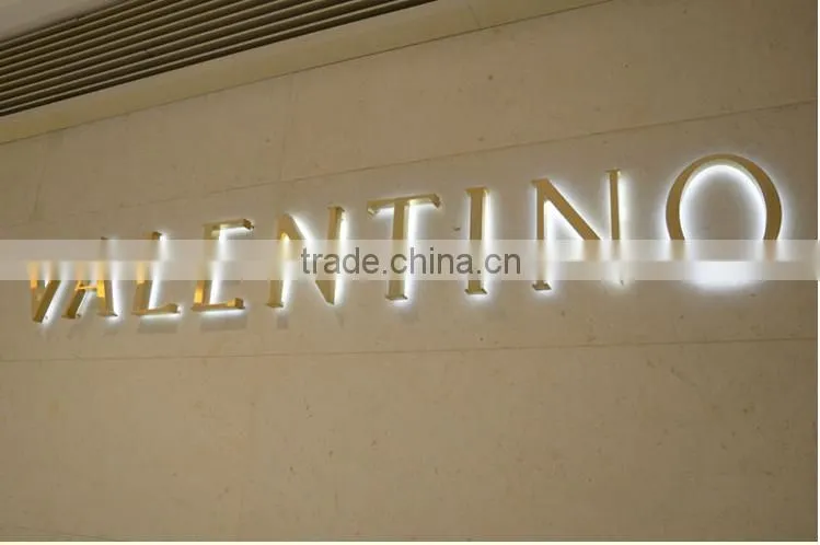 Custom Wall back Lighted LED Alphabet Letter Backlit 3D Sign