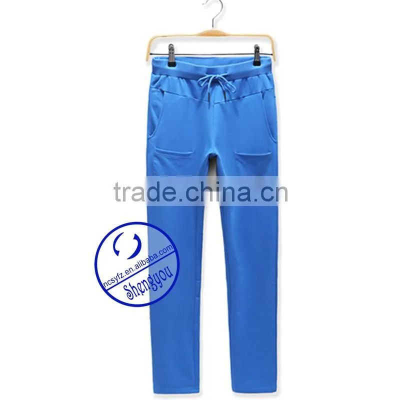 Custom new fashion style women yoga pants with pocket