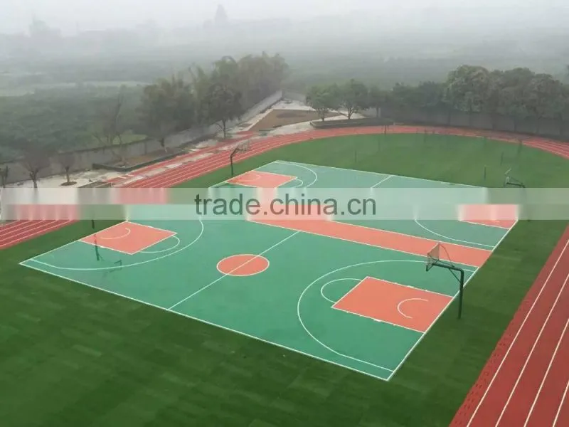 Silicon PU for Tennis,Basketball,Volleyball and Badminton courts Sports Flooring