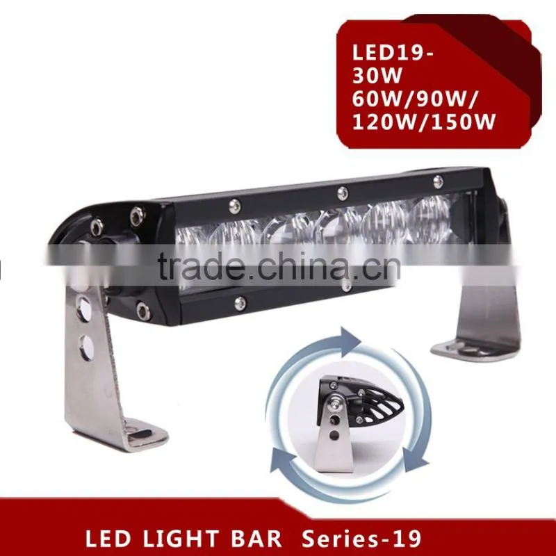 Wholesale 52"inch Straight single row CRE-E Led Light bar 150W Offroad car roof top led light Bar For Truck (5D Projector Lens)