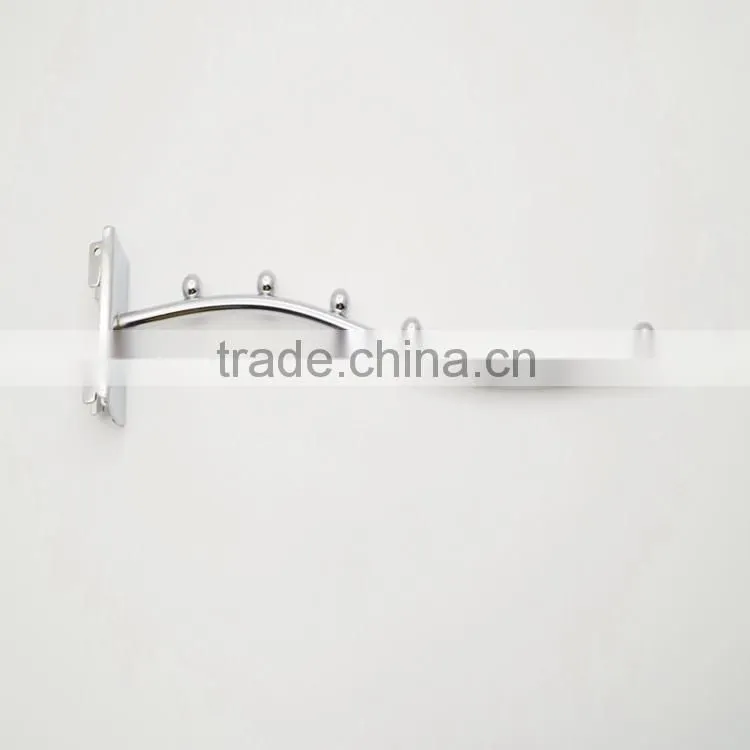Mass-produced clothing dispaly hook for slot channel