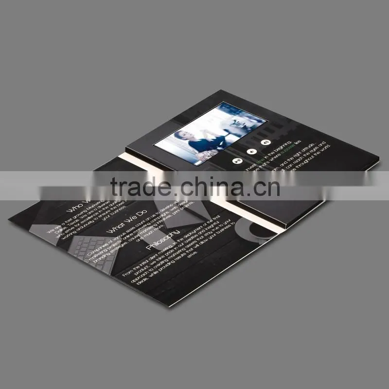 5 Inch TFT LCD video card avi sex video brochure for promotion