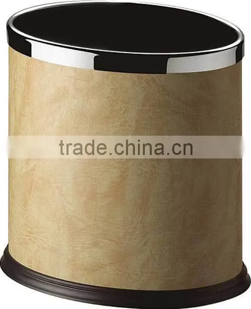 Hotel room single layer oval shape dustbin type