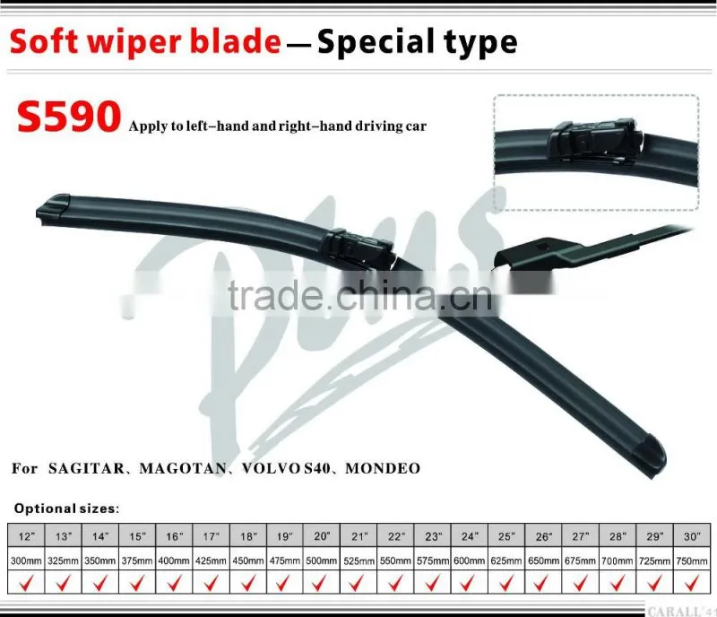 2 PCS Special Front Windshield Wiper Blade S590