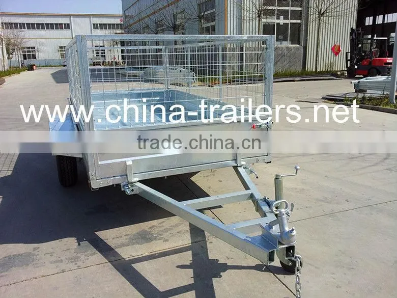 10x5 Galvanized Utility Box Trailer