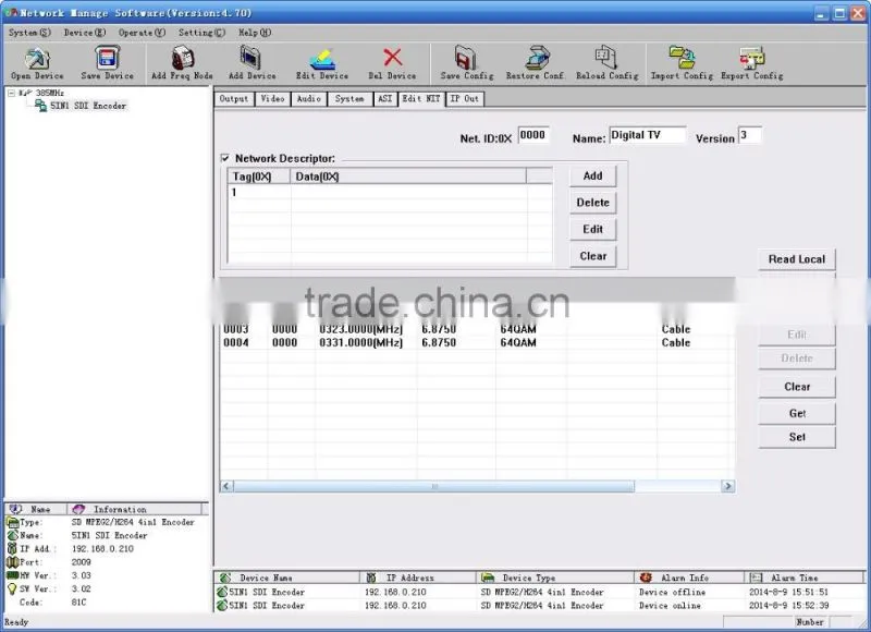 SC-1113 SDI ASI SD Encoder