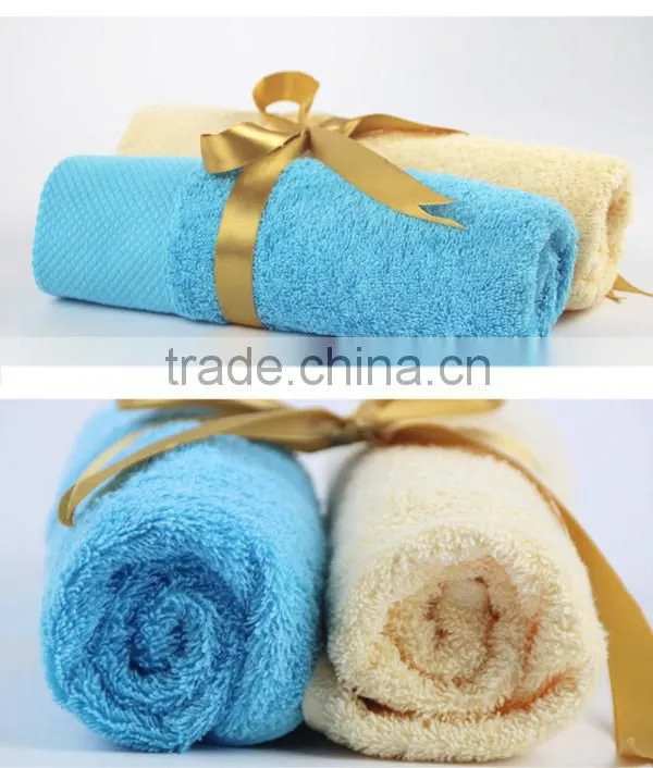 high quality knitted cotton towel for bath dryer