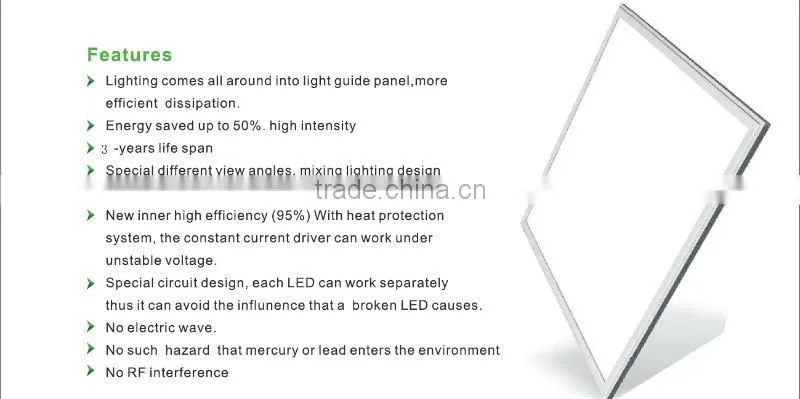28W 300mm Square Shape led panel 300MMx300MM, 264pcs LEDs, Ultra-Bright SMD 3528, 28W (Including Power Supply), warm white