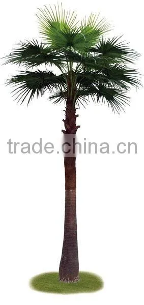 short trunk date palm tree artificial for indoor decor