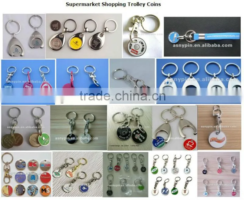 Resuable canadian loonie and quarter keychains canadian loonie keychain