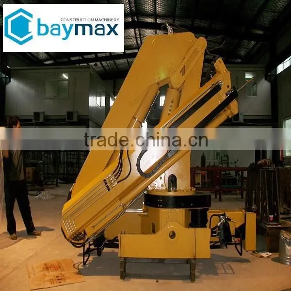 Boom Crane hydraulic truck crane With 8 ton