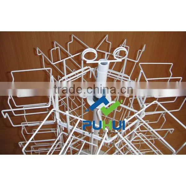 counter spinning tissue display rack