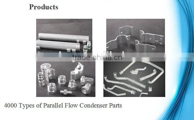 Customized Car AC Condenser Pipes, Fittings, Brackets, and Other Auto Parts