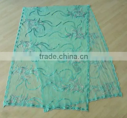 Latest Arrival Fashionable Children Adults Embroidered Polyester Scarf