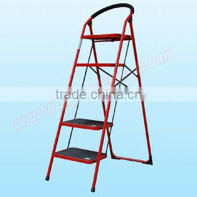 durable wide pedal steel folding tube step ladder ,household ladder