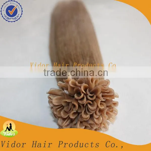 OEM 1g Strand Wholesale Remy Keratin Nail Tip Hair Extensions