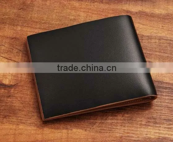 fashional men's genuine leather wallet/leather passport holder/men's genuine leather wallet with multifunctional pocket