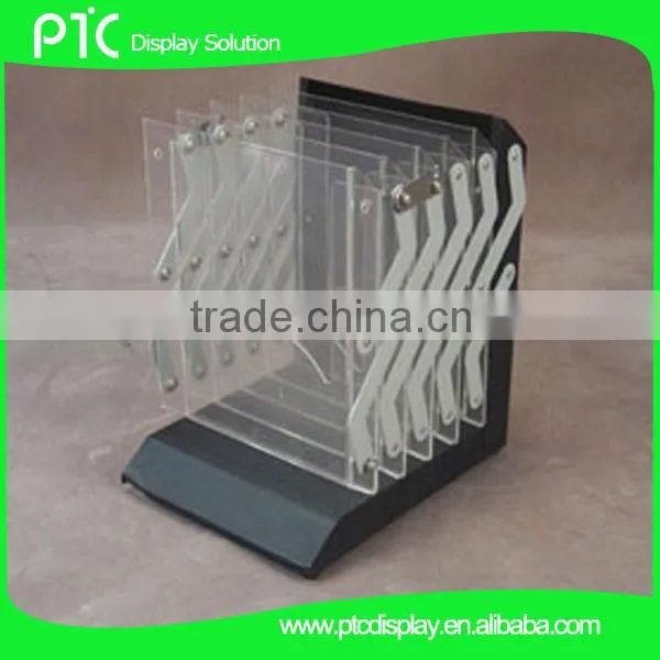 Plastic brochure holder
