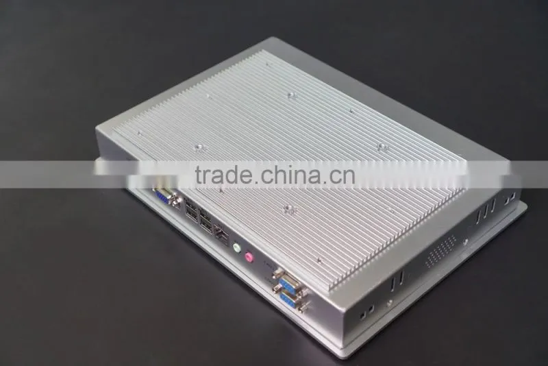 Aluminum Front Bezel IP65 10.4'' capacitive touch Fanless Panel PCs