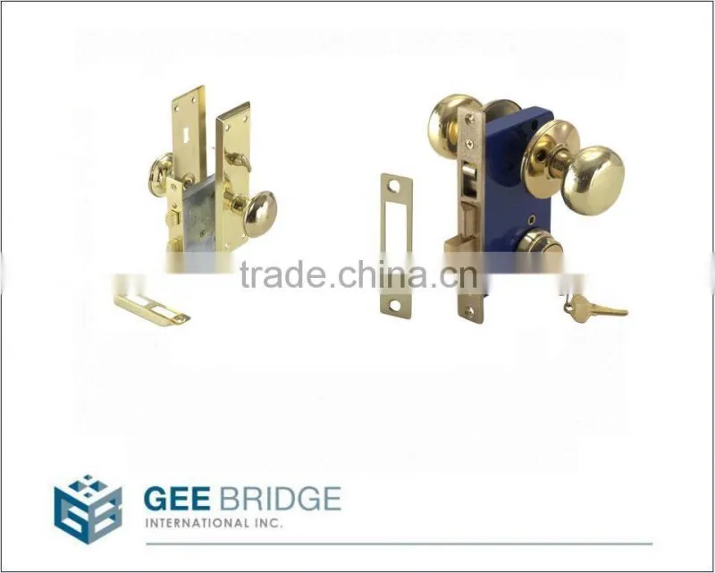 0108012 Steel Narrow Stile Mortise Deadlock