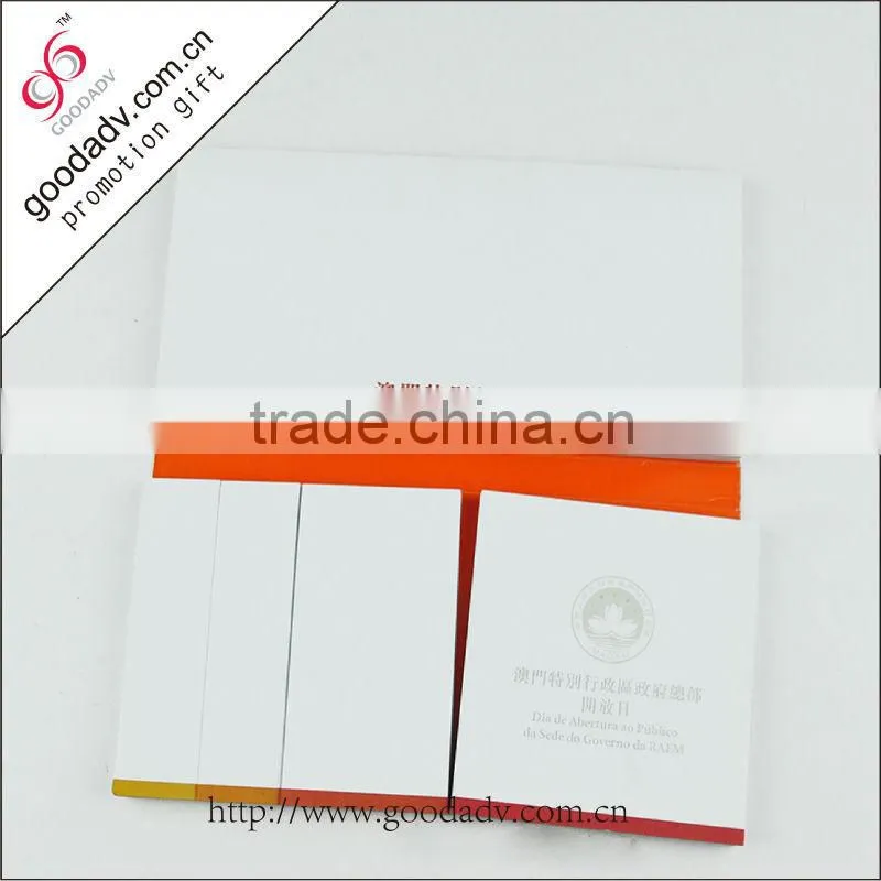 2015 cute colorful sticky note/custom sticky note/house shaped sticky note pad