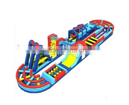 2016 new giant adult inflatable obstacle course