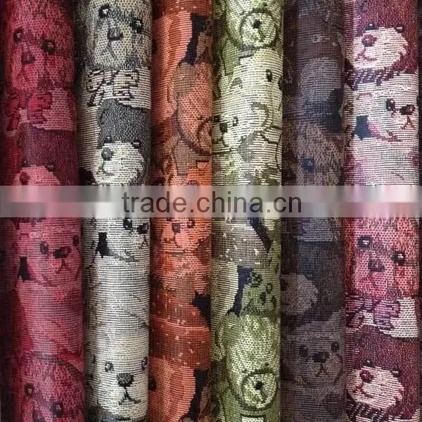 bear design wholesale faux leather fabric pu transfer film for synthetic leather