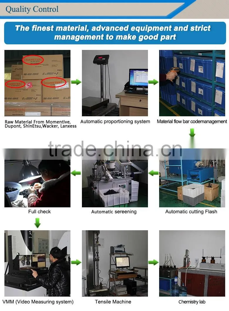 Custom silicone EPDM extrusion