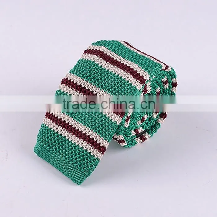 Men's Fashion Narrow Slim Knit Necktie, Knitted Tie