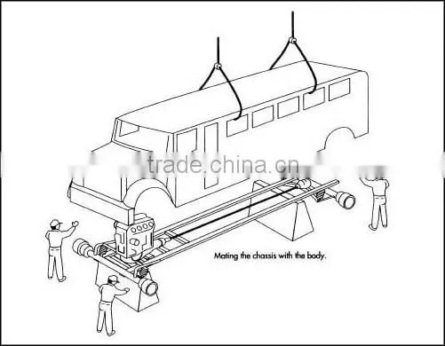 Africa Urban Bus and Bus Welding Tool Setup Assembly Tech Service