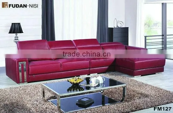 Modern European style living room l type sofa set
