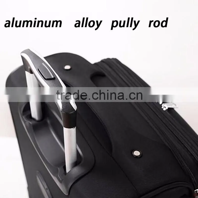 Spinner Caster PA Nylon Suitcase Material Spinner Soft Luggage With Cup Holder