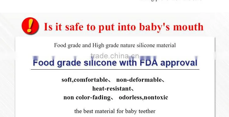 Funny Animal Shape Silicone Baby Pacifier Toys Dummy Teether